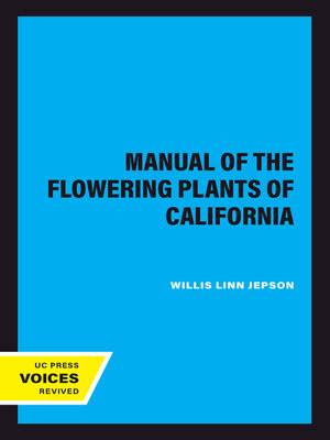 cover image of A Manual of the Flowering Plants of California